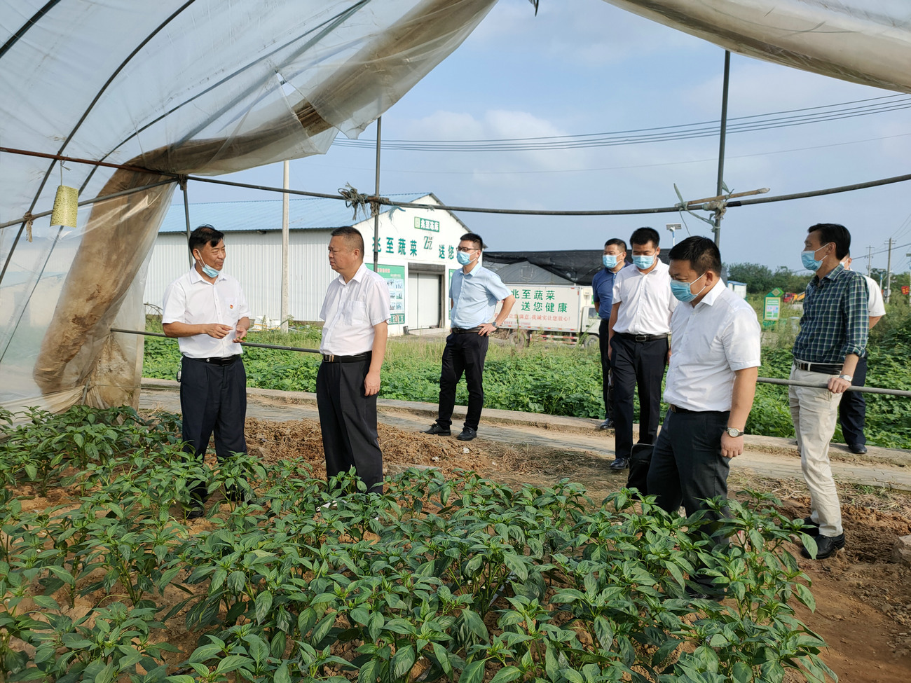 麻城市委書記汪國(guó)兵來公司基地調(diào)研指導(dǎo)工作